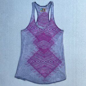 Freak Zoo Burnout Racer Back Tribal Tank size Small